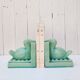 Art deco ceramic bookend Pelican birds