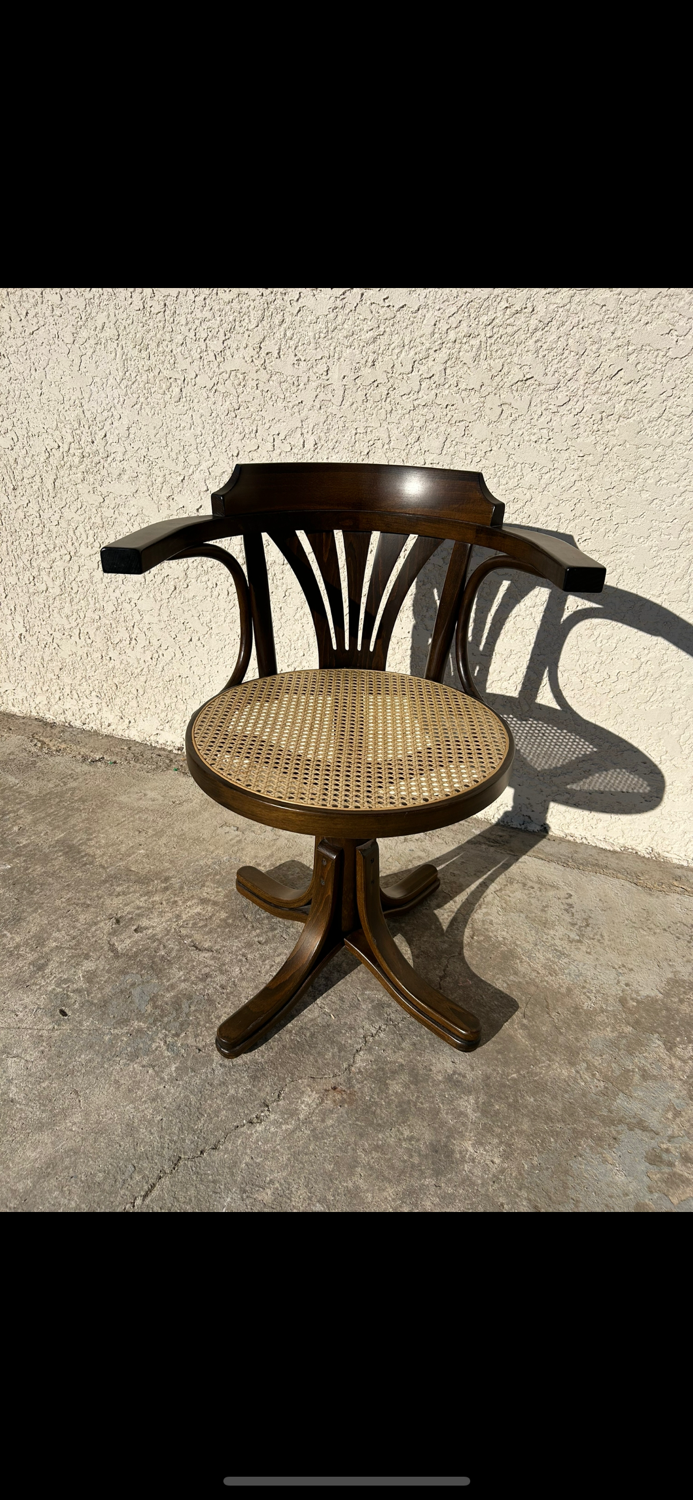 Swivel vintage armchair