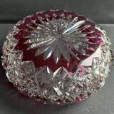 Salad bowl or bowl – Cut crystal overlay - Saint Louis