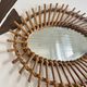 Vintage rattan mirror