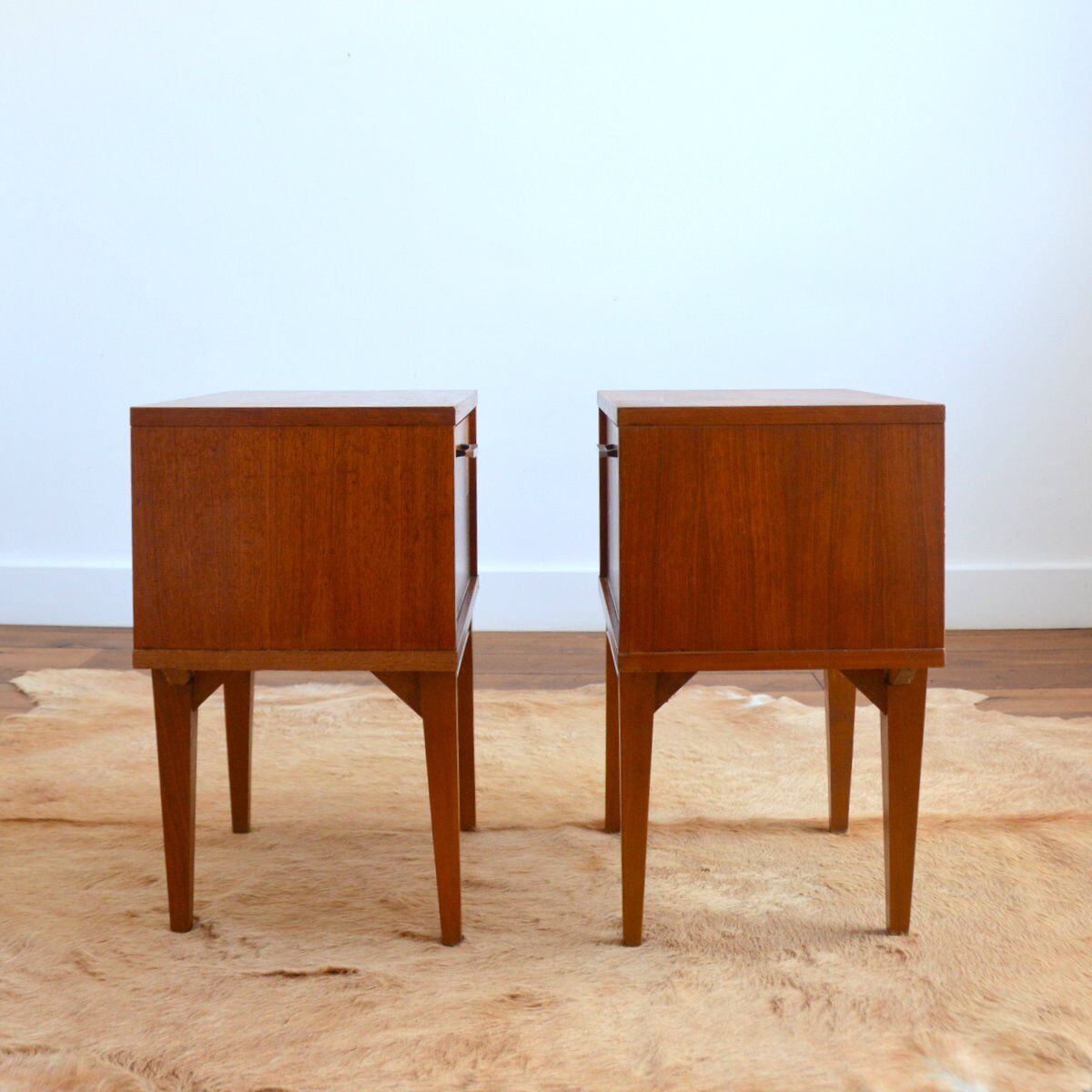 Pair of vintage bedside tables 1960s