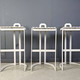 Vintage bar stools by Allmilmö, 1980s, Set of 3