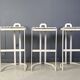Vintage bar stools by Allmilmö, 1980s, Set of 3