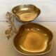 Double brass apple tray