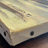 HST painting Denis Reissant "Outskirts of the city" Salon des Indépendants 1975