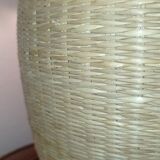 Wicker lamp and rope