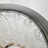 Murano glass chandelier with 14 tubular pendants