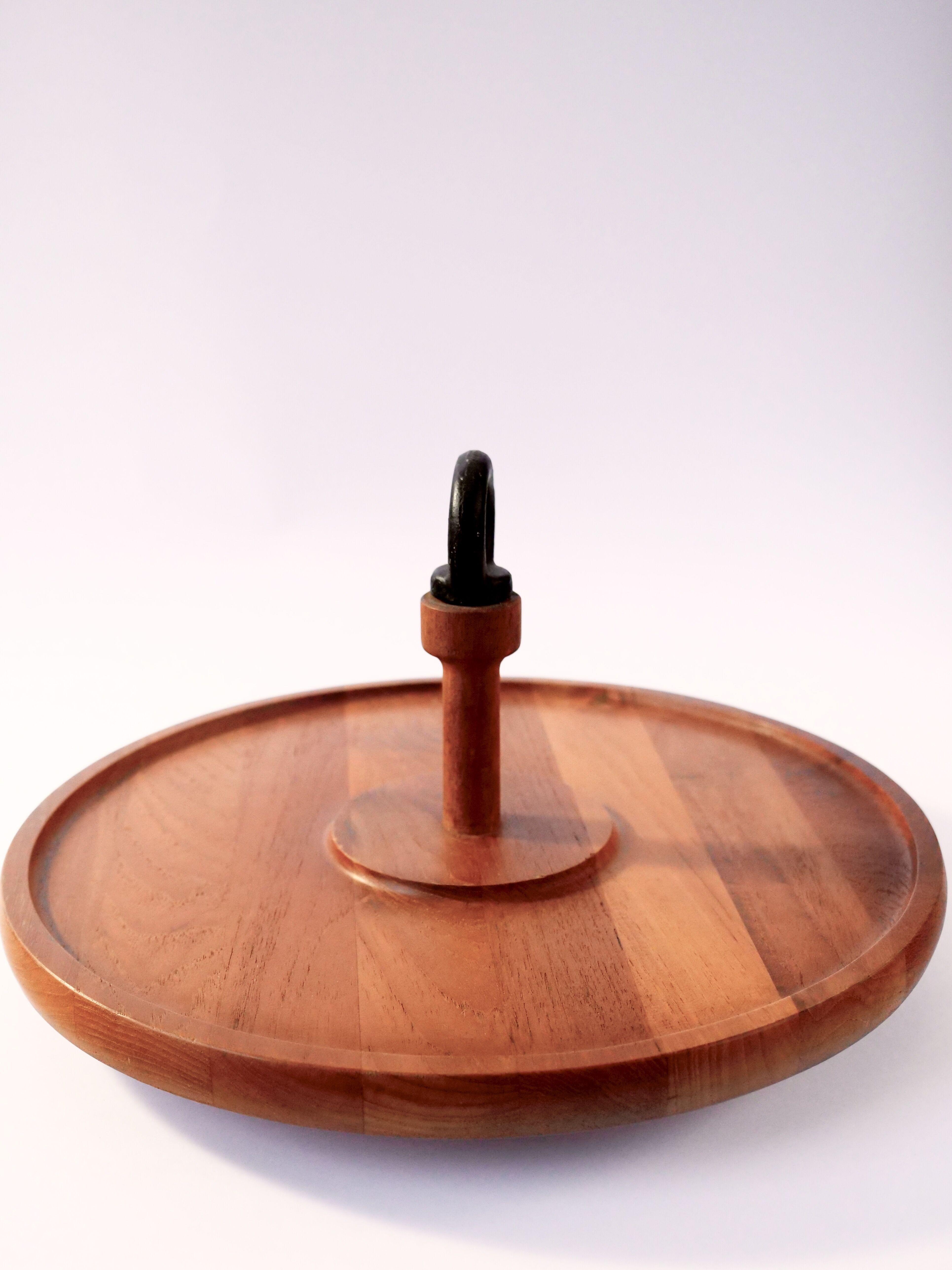 Serviteur rotatif scandinave en teck de Richard Nissen Denmark