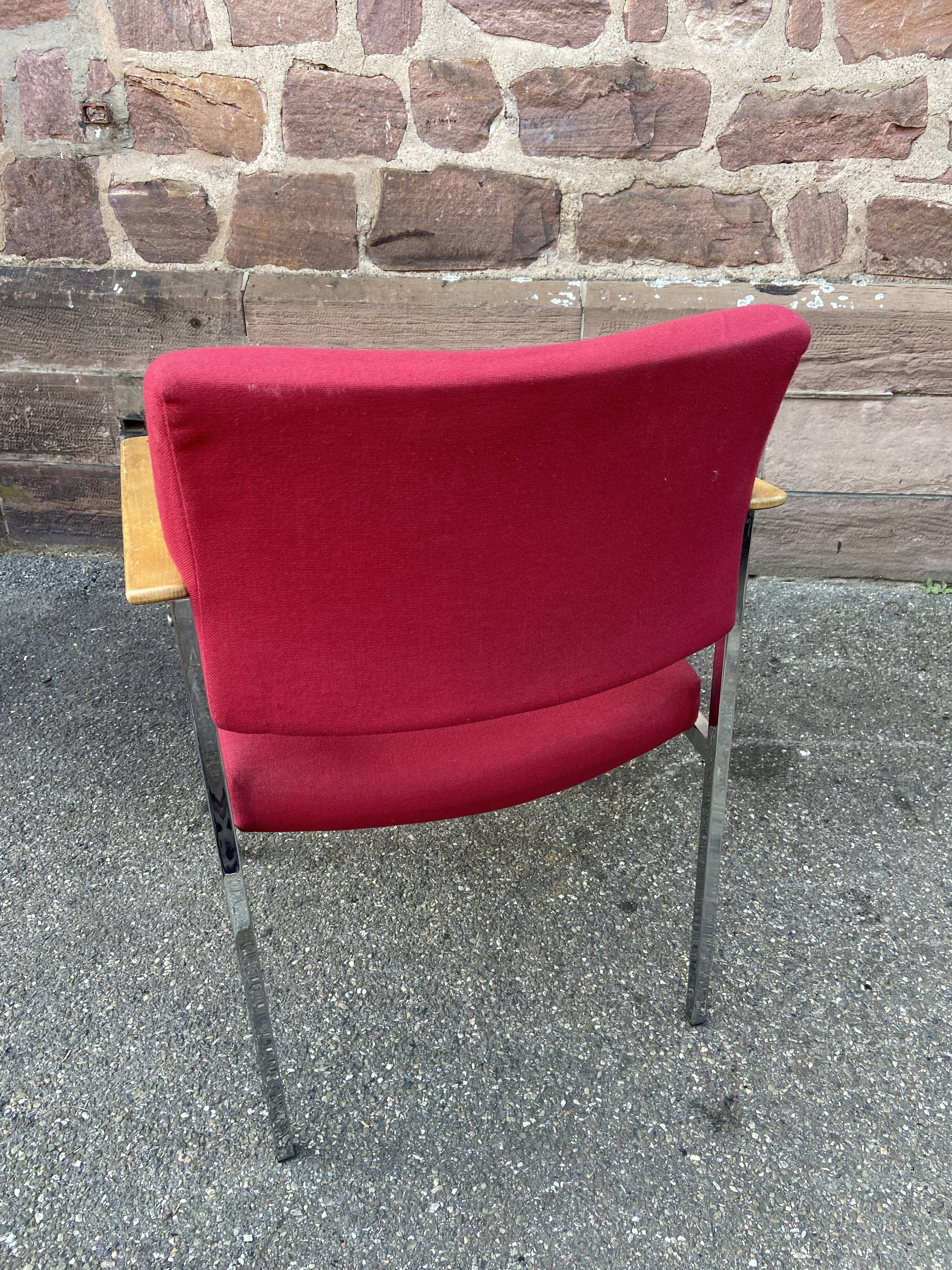 Pair of armchairs design Polsterstühle Röder & Söhne Frankfurt