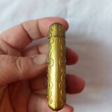 Ancien pyrogène émail cloisonné boite allumettes collection fumeur