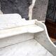 Wooden and marble toilet furniture