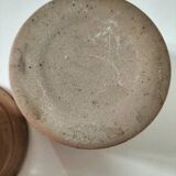 Antique water butter dish in stoneware – Handmade ceramics