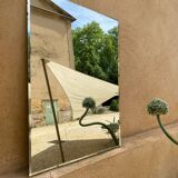 Vintage beveled mirror