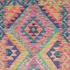 Afghan Pashtun Kilim Runner 204 x 61 cm