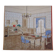 Original old watercolor - Interior architecture