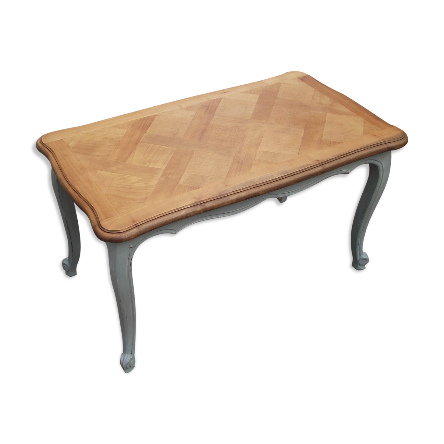 Louis XV-style coffee table in cherry