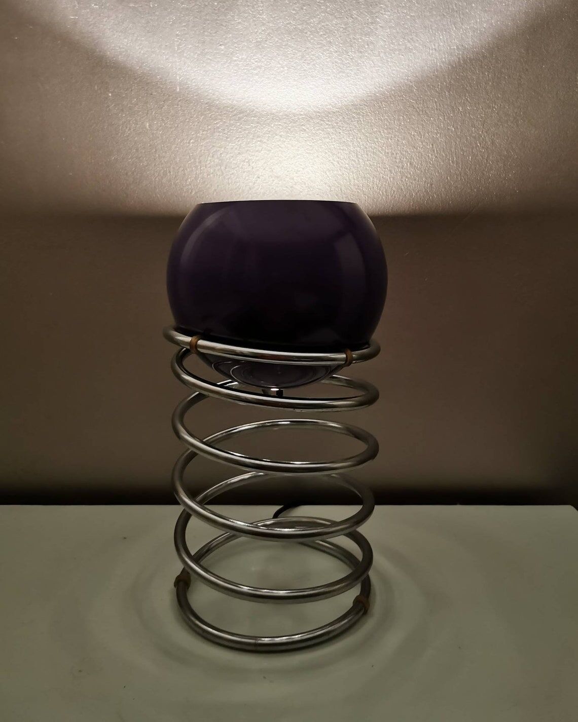 Vintage spiral lamp 70s