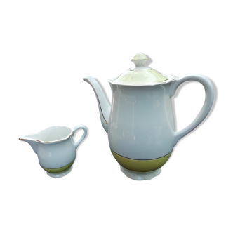 Cafeteria and milk pot from Lunéville model Donquille