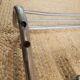 Vintage aluminum coat rack (6 hooks)