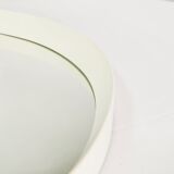 Minimalist wall mirror - oval, Germany, 70s