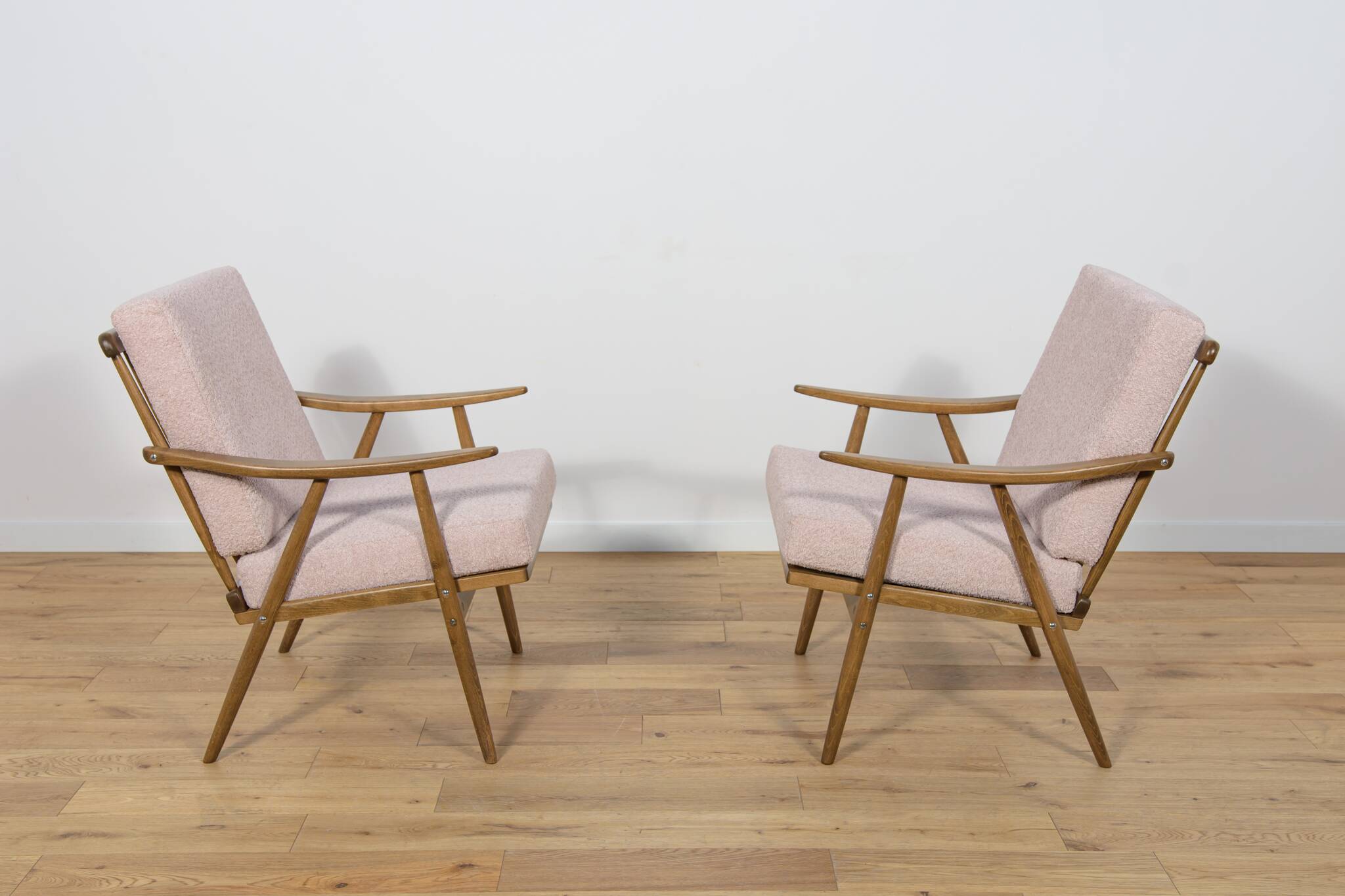 Fauteuils Mid Century de TON, 1960s, Set de 2