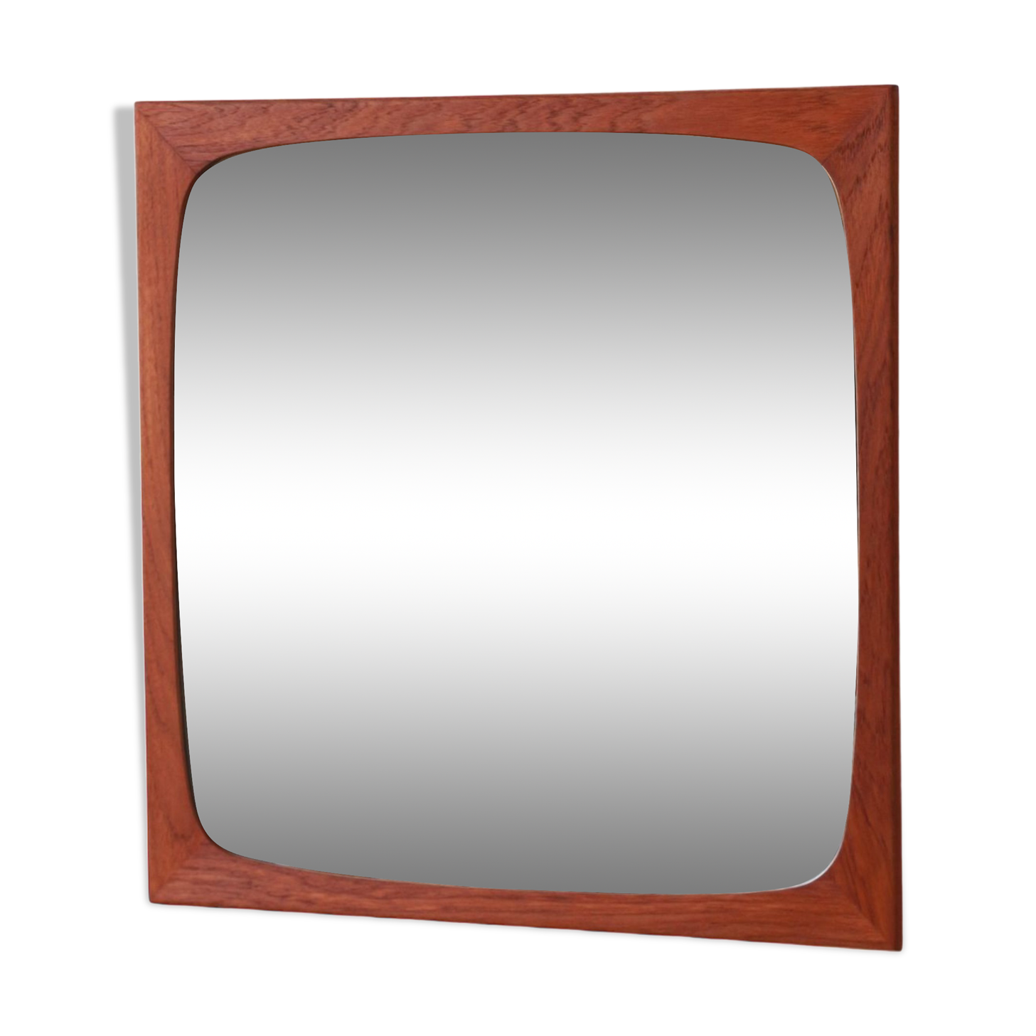Square Teak Mirror - Scandinavian (4.7)