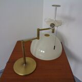 Adjustable Brass and Plastic Desk Lamp from Staff, 1960s