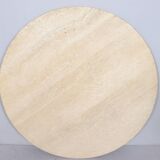 Italian travertine dining table, 1970s