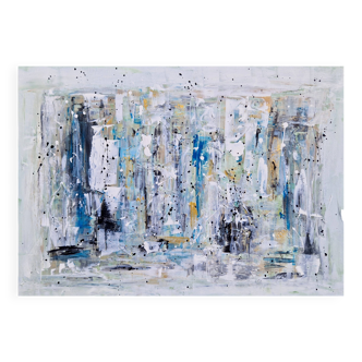 Abstract painting table