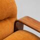 Italian Armchair Chenille 1970s