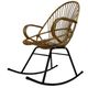 Vintage Dirk van Sliedregt Rohe Noordwolde rattan rocking chair