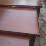 Mahogany nesting tables
