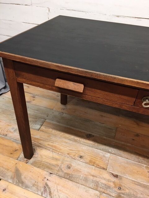 Flat desk black laqué tray 1950