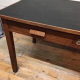 Flat desk black laqué tray 1950