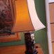Lampe pagode , abat jour soie