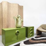 Vintage Space age chest of drawers sidetable