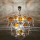 Glass pendant by Gino Vistosi, Mid-Century Modern style