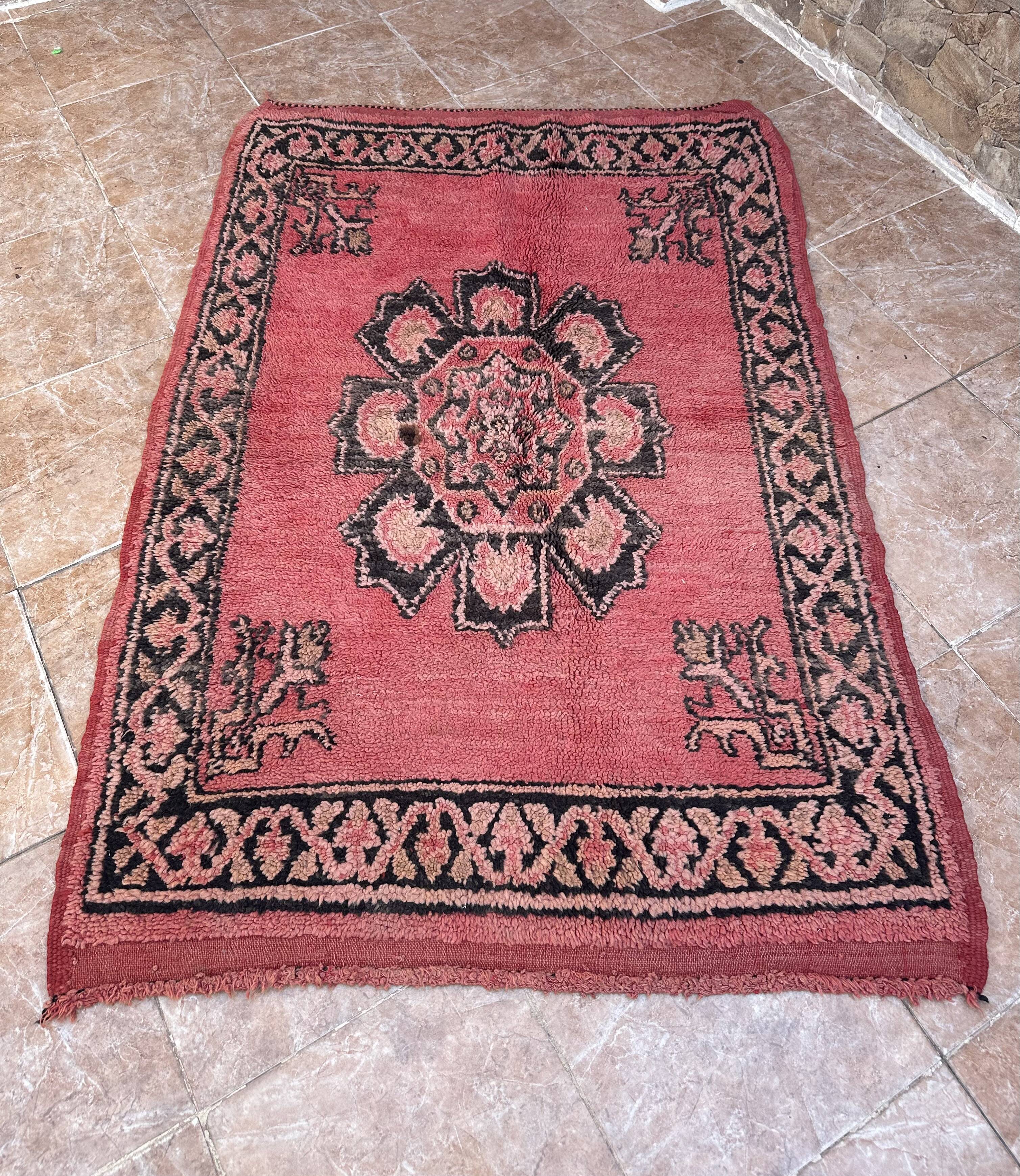 Moroccan rug - handmade rug - Berber wool rug - floor rug
