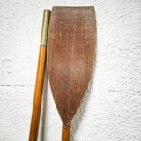 Paire de rames anciennes en en bois