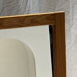 Small rectangular pine mirror 55x45