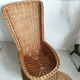 Rattan basket chair