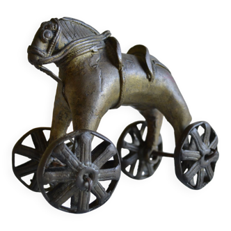 Bronze roller horse india nineteenth