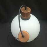 Pendant lamp ball in opaline