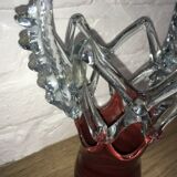Glass basket cup