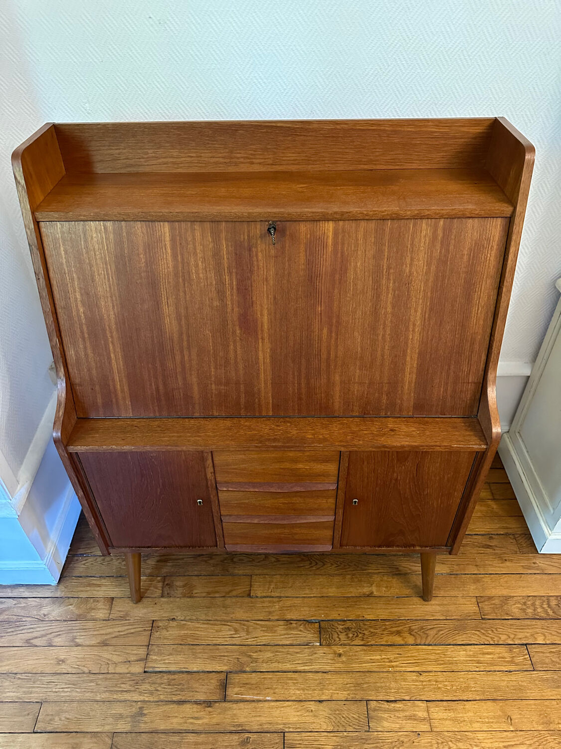 Secretary Vintage English teak 60s