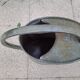 Old zinc watering can