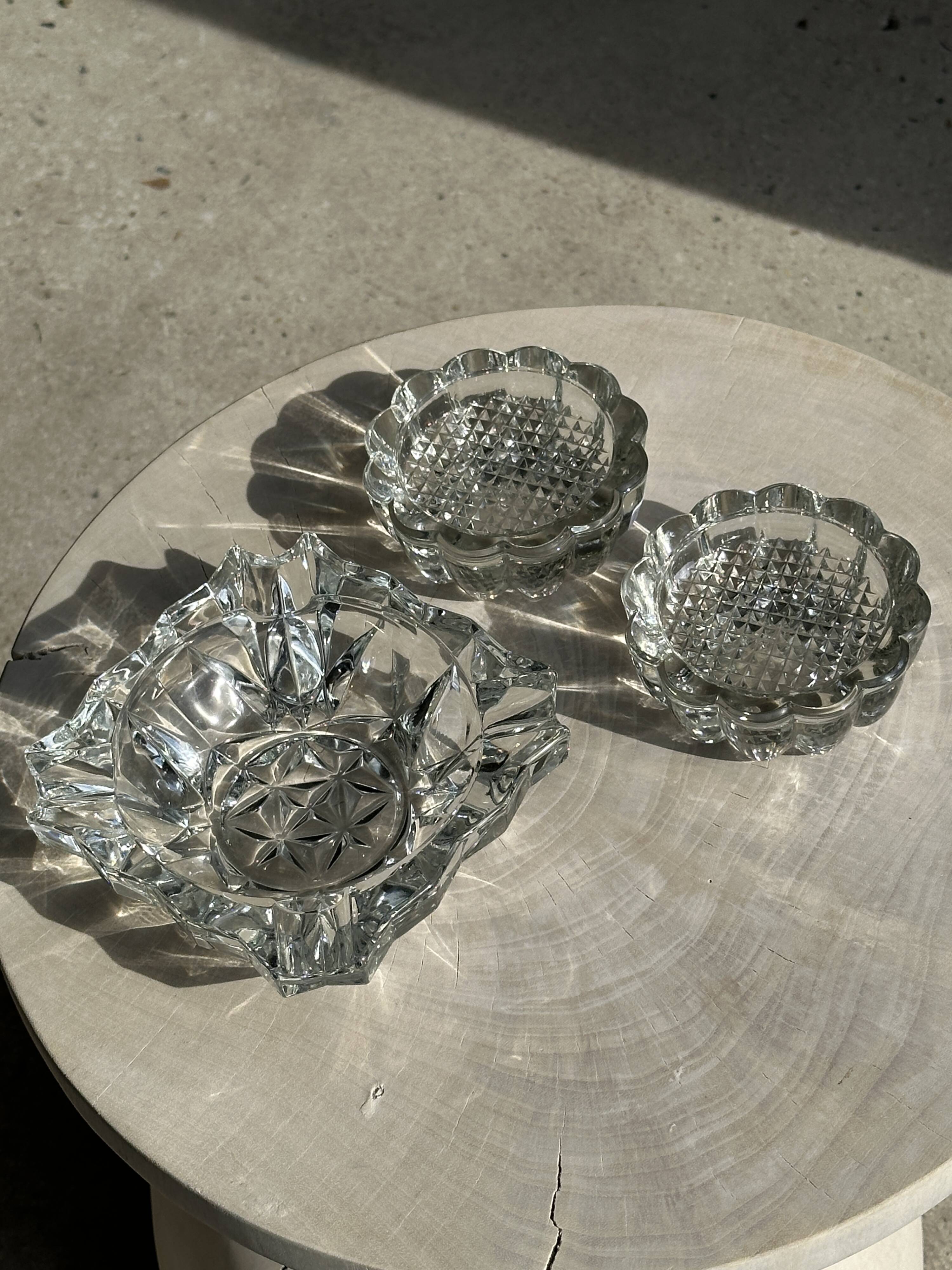 Large square ashtray large diamond tips