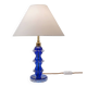 Lampe en verre de Murano, cristal bleu soufflé à la main, style Barovier & Toso, Italie des années 1920