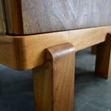 1935s pair of rare Art Deco bedside tables, Czechoslovakia