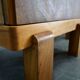 1935s pair of rare Art Deco bedside tables, Czechoslovakia